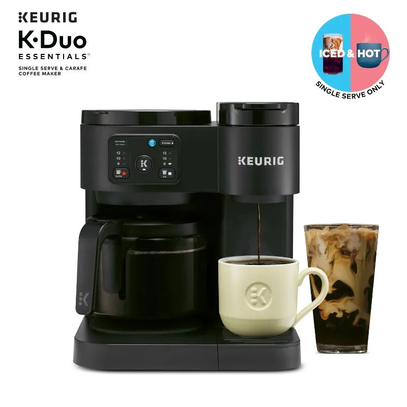 Keurig K-Duo Essentials Coffee Maker Hot Iced Carafe Home