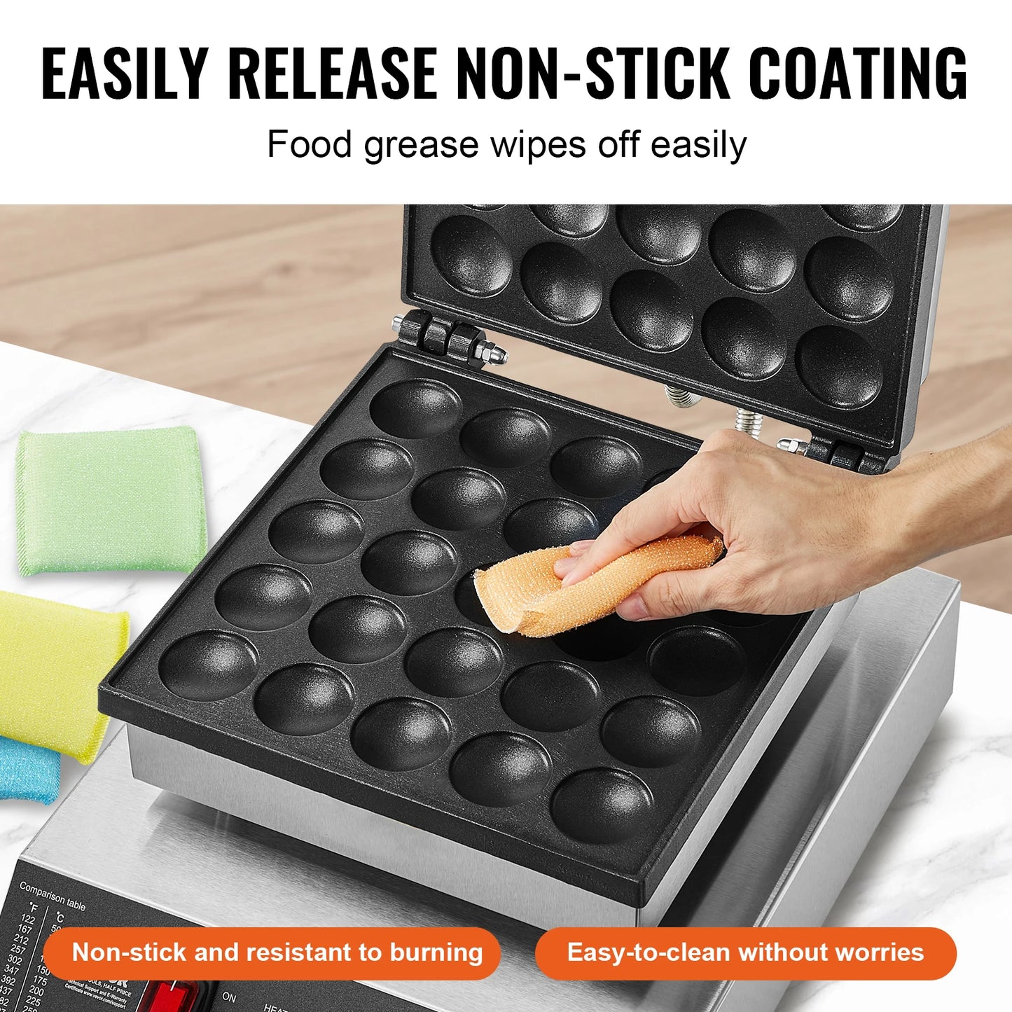 SucceBuy Electric Waffle Maker 25Pcs Mini Dorayaki Home Use