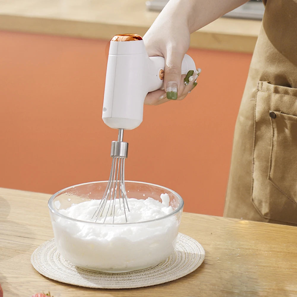 APWIKOGER USB Handheld Mixer OneTouch Speed Control Kitchen