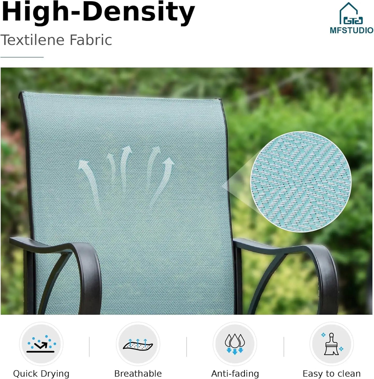 Folded Outdoor High Top Bar Set Patio Table And Chairs