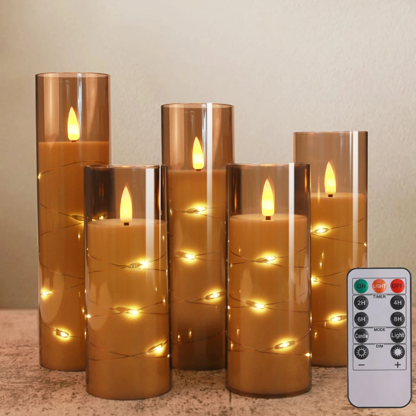 Choice Flameless LED Tea Lights With Timer Pack For Home