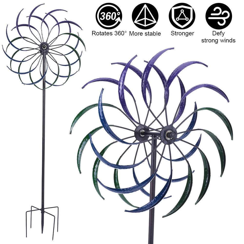 Windmill Wind Catcher Wear Resistant Garden Decor Shunmaii