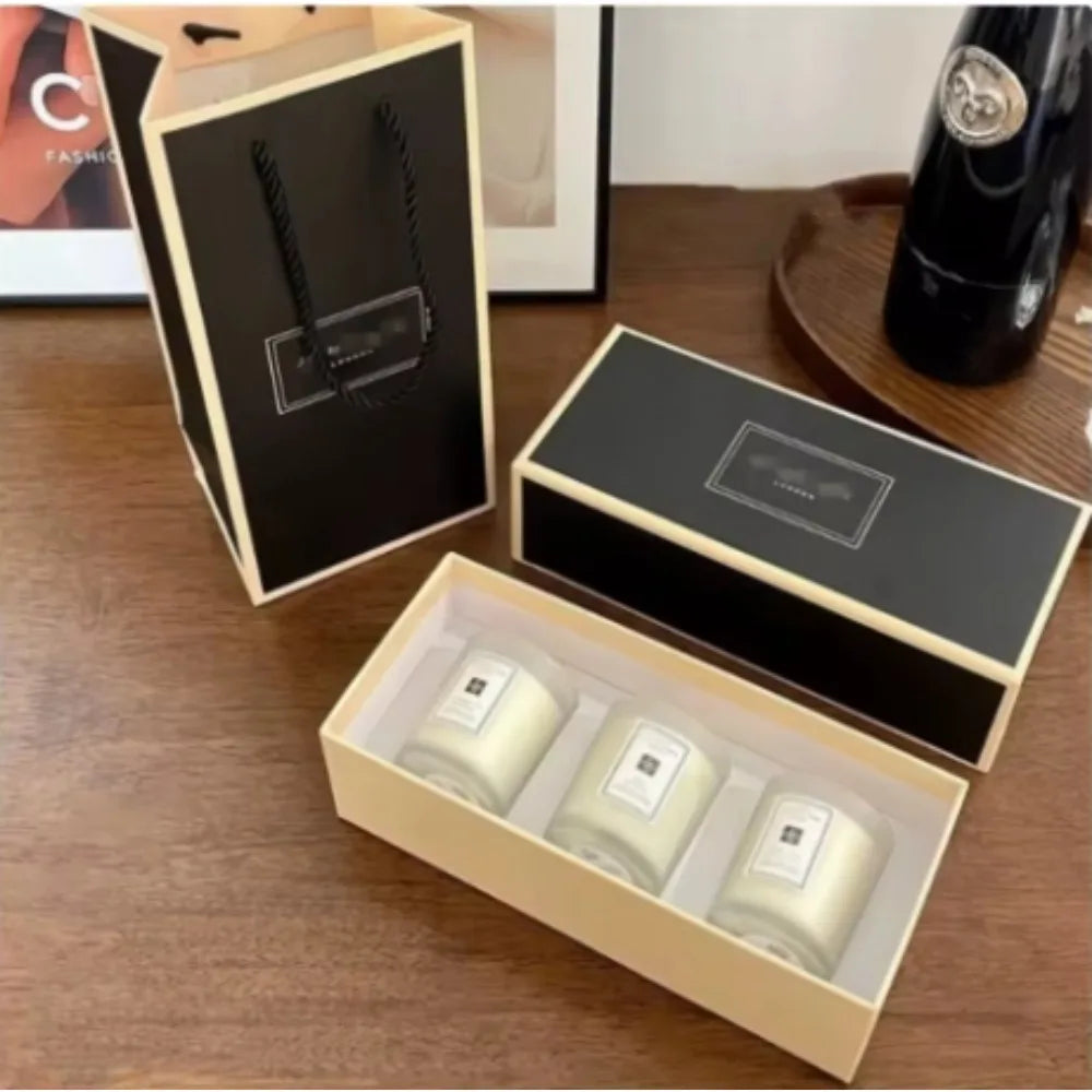 Choice Aromatherapy Candle Set Three Piece Smokeless Gift