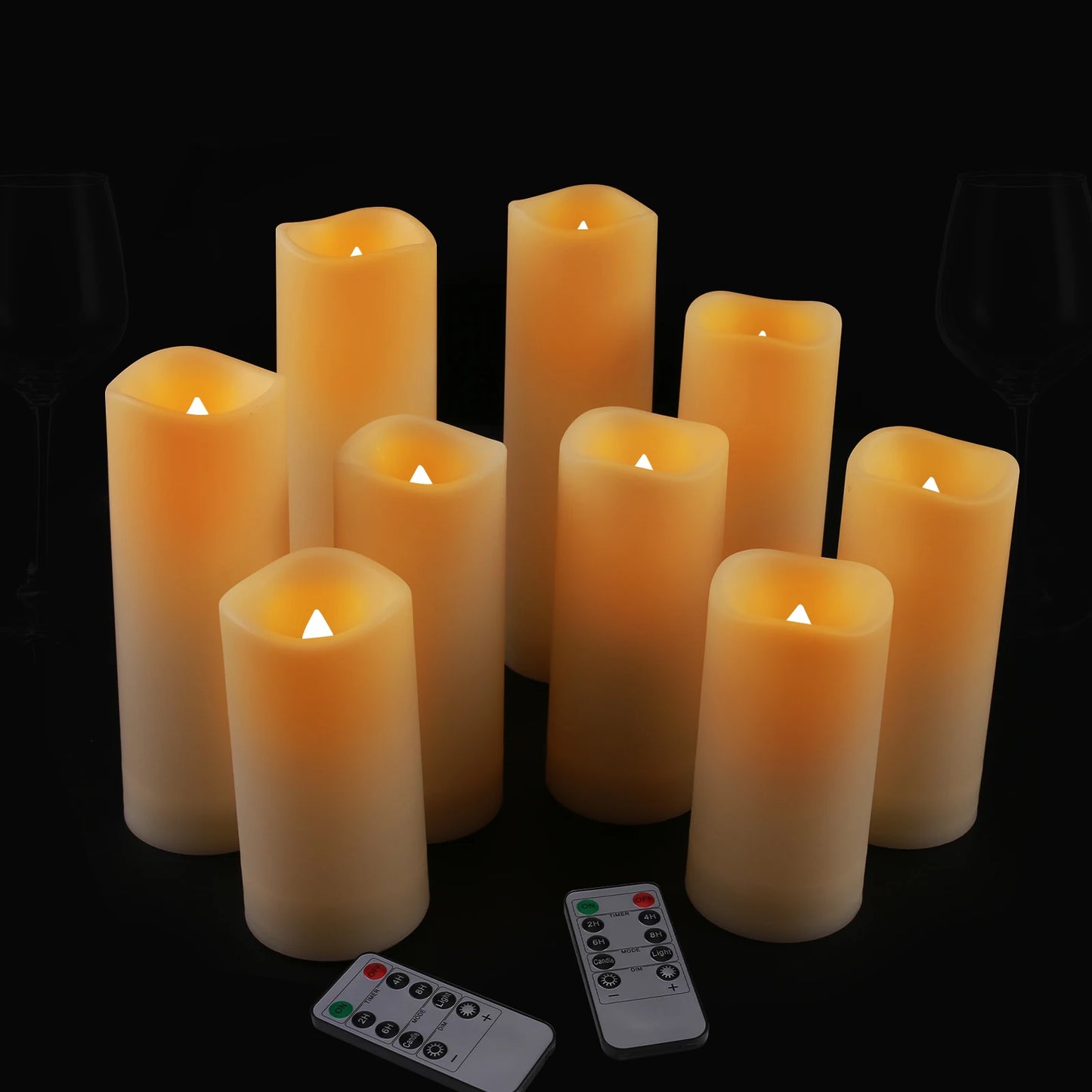Choice Flameless LED Tea Lights With Timer Pack For Home