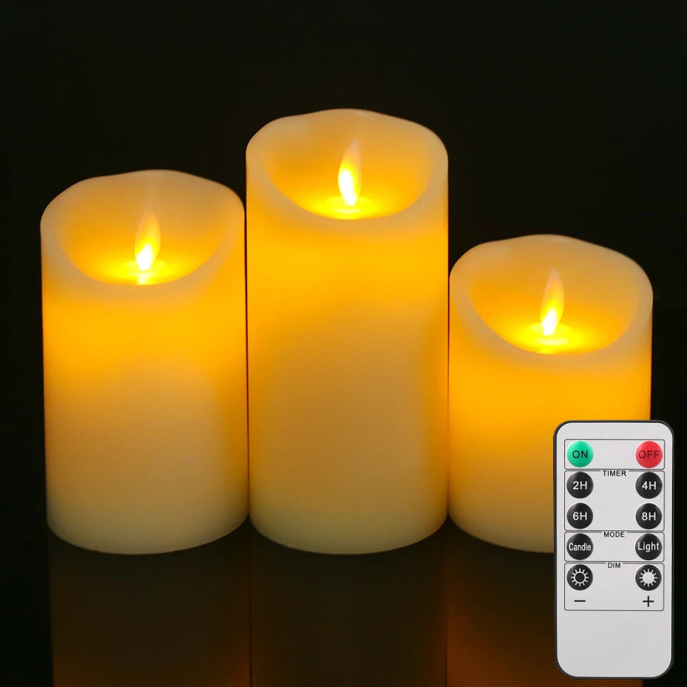 Choice Flameless LED Tea Lights With Timer Pack For Home