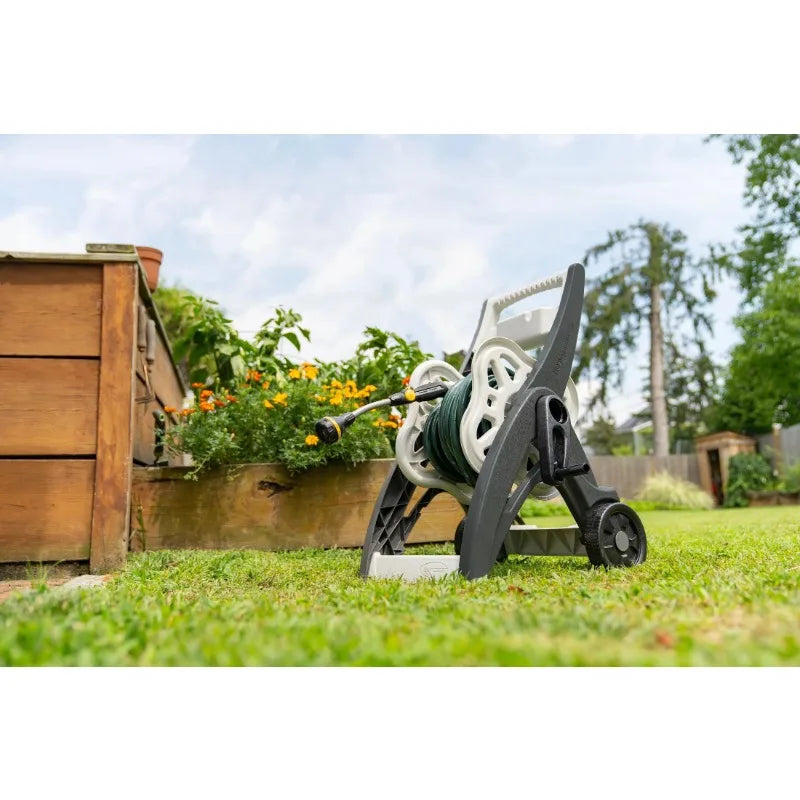 Hose Reel Cart 175 Ft Durable Portable Hign Gardeners