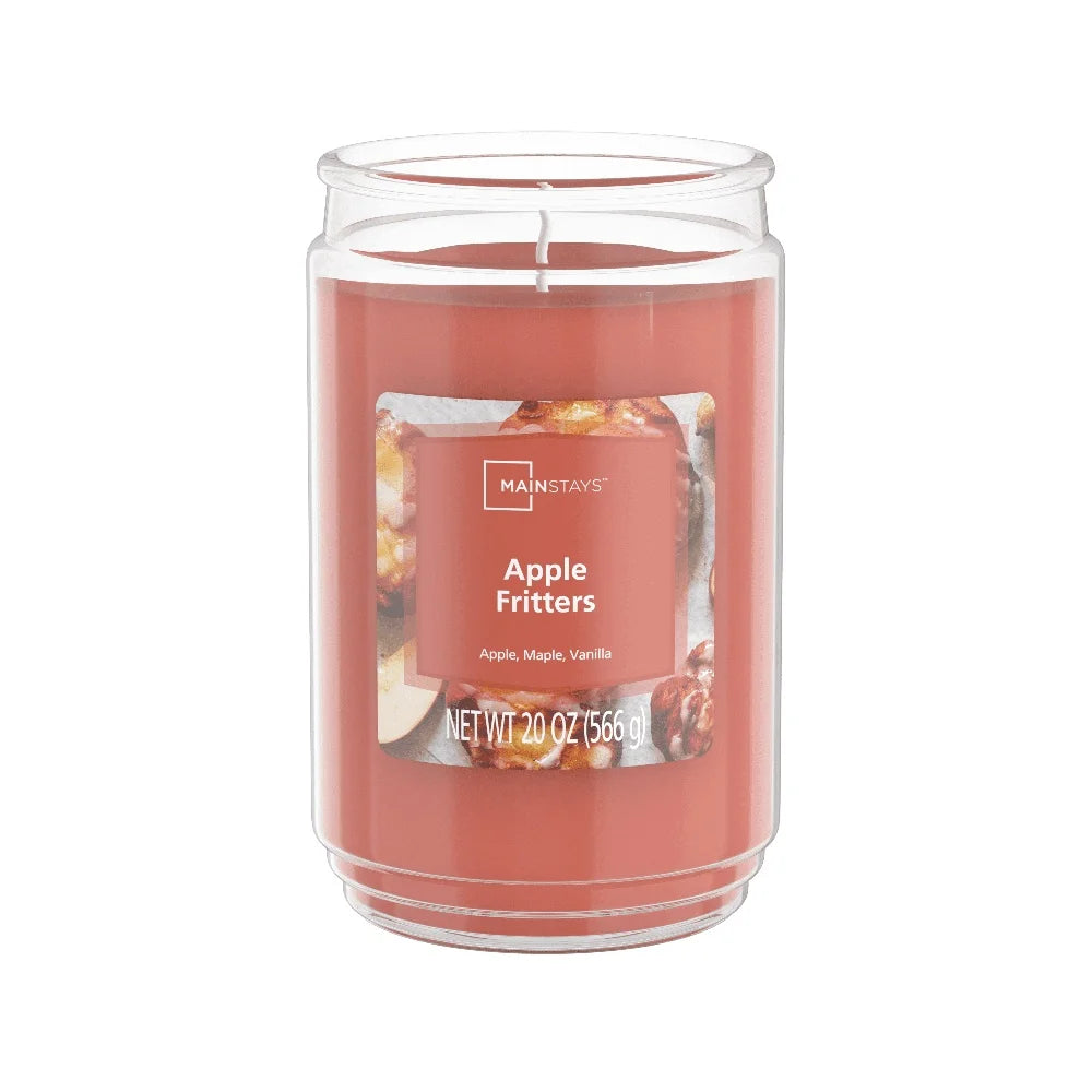 XMSJ Apple Fritters Scented Candle Decorative Glass Jar