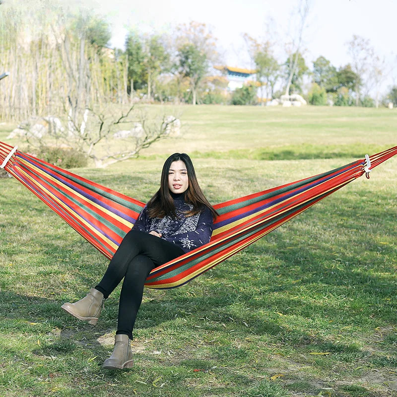 Choice Canvas Hammock Outdoor Camping Swing Courtyard