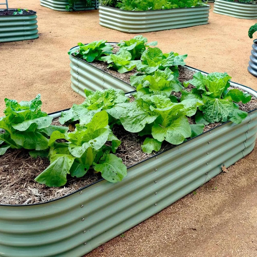 DAFIFY Vego Garden L Shaped Raised Bed Planter Vegetables