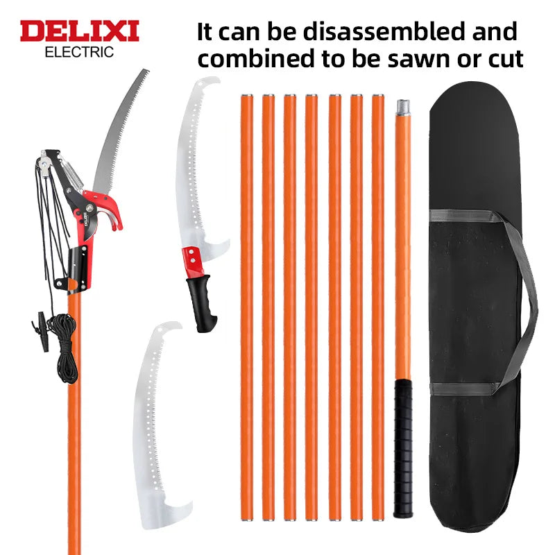 Delixi Electric 2in1 Telescopic Pruning Saw for Gardeners