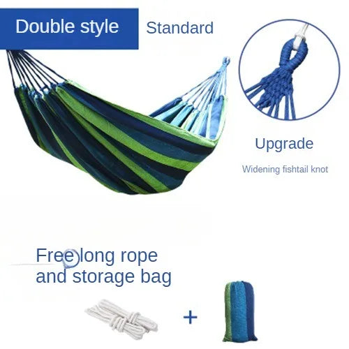 Choice Canvas Hammock Outdoor Camping Swing Courtyard