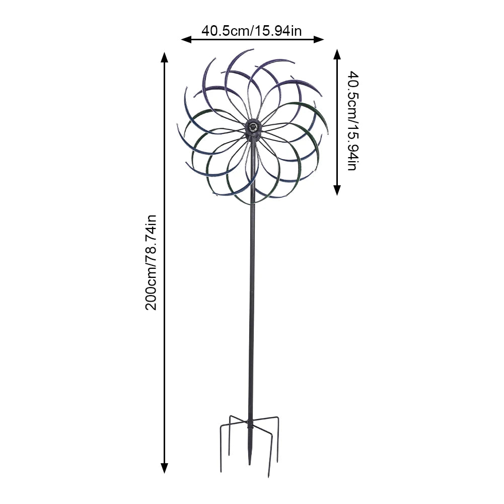 Windmill Wind Catcher Wear Resistant Garden Decor Shunmaii