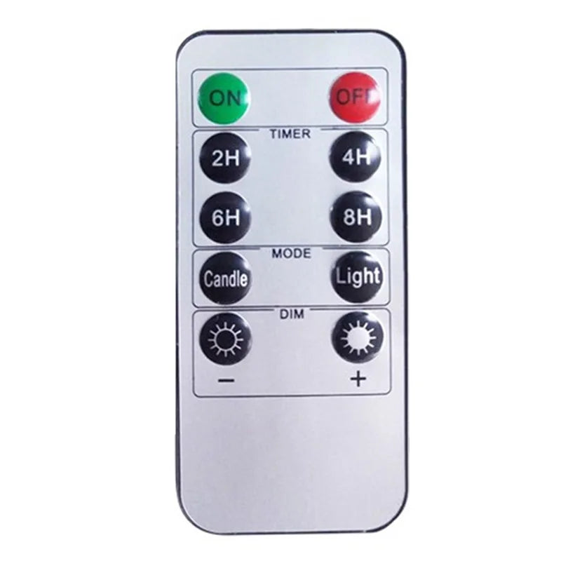 Flameless LED Candle With Remote Control By Color For Bar