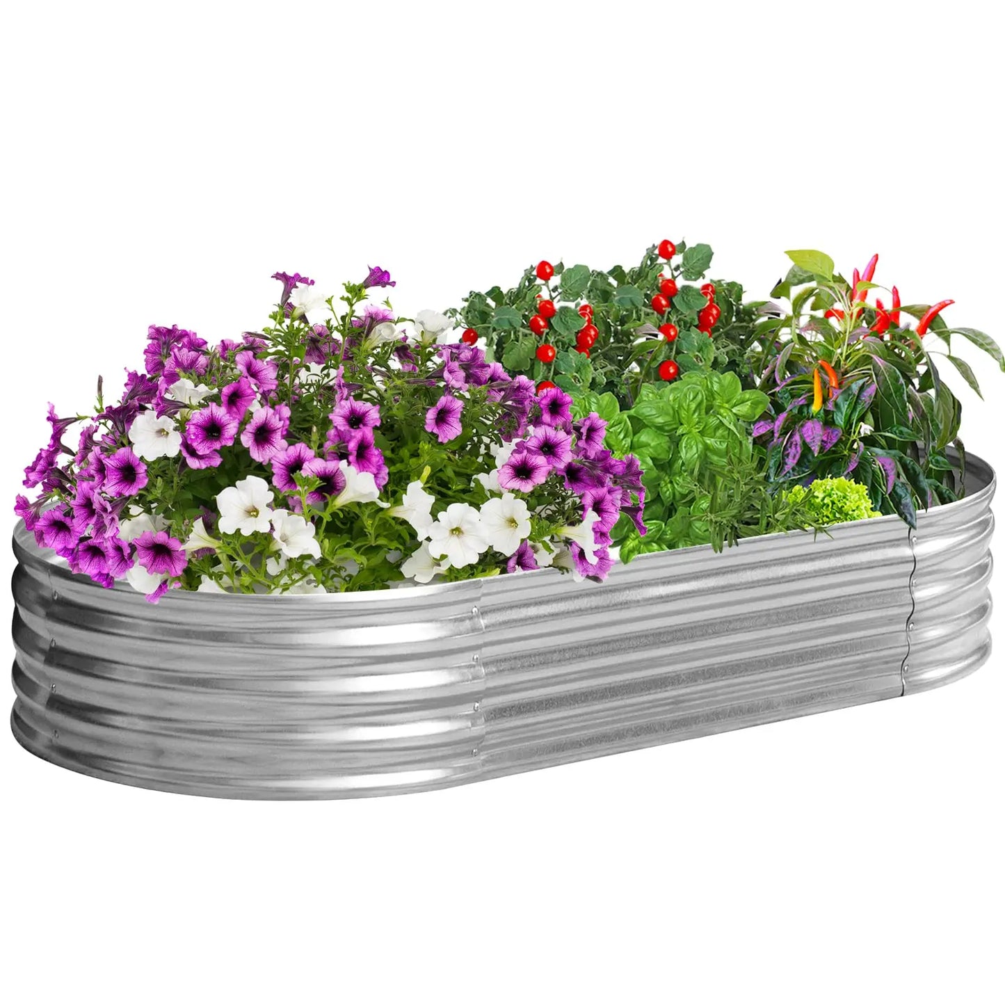 Choice Galvanized Raised Garden Bed Kit Planter Box