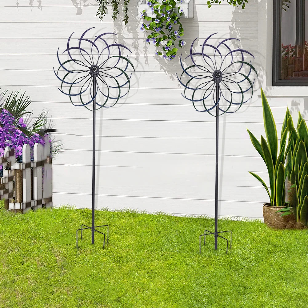 Windmill Wind Catcher Wear Resistant Garden Decor Shunmaii