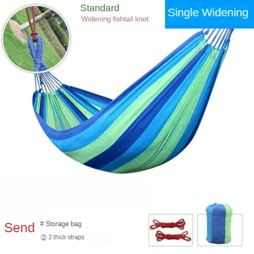 Choice Canvas Hammock Outdoor Camping Swing Courtyard