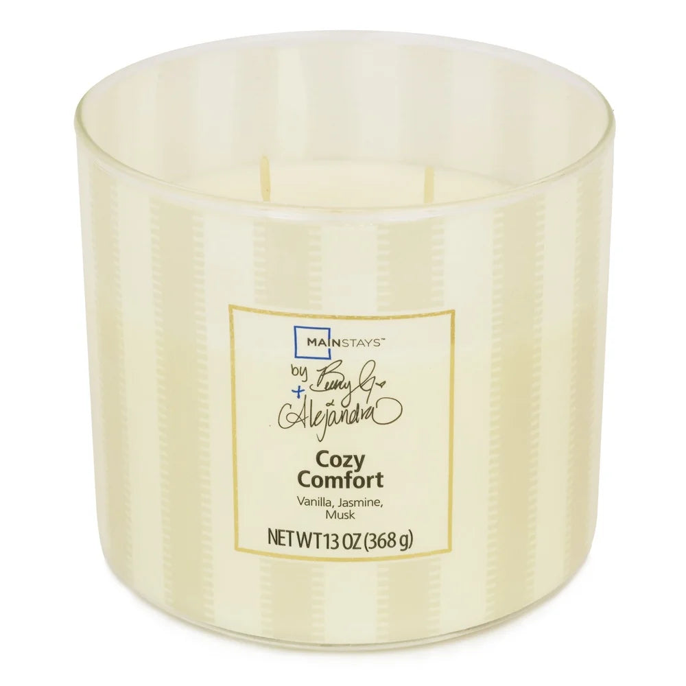 XMSJ Aromatic 3 Wick Candle Cozy Comfort Gift Idea Set