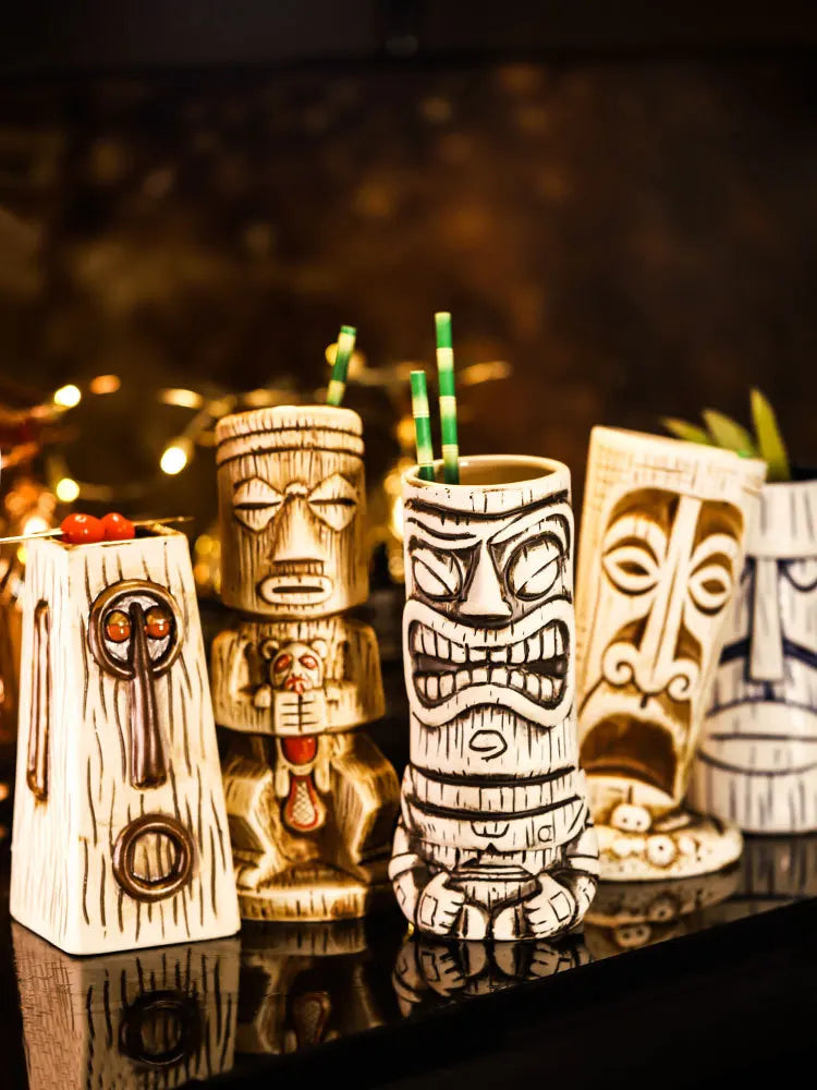 Personalized Tiki Mugs For Party Lovers Creative Drinkware