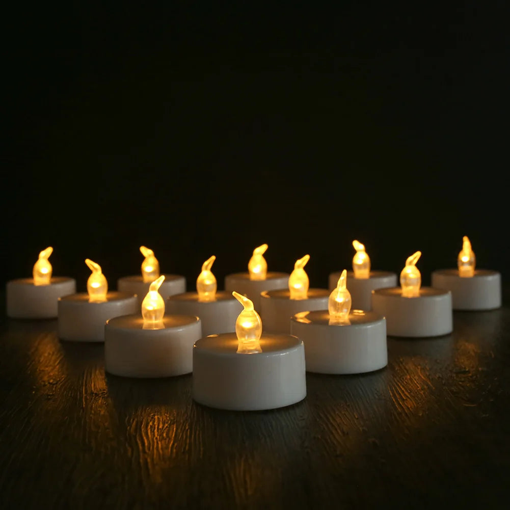 Choice Flameless LED Tea Lights With Timer Pack For Home