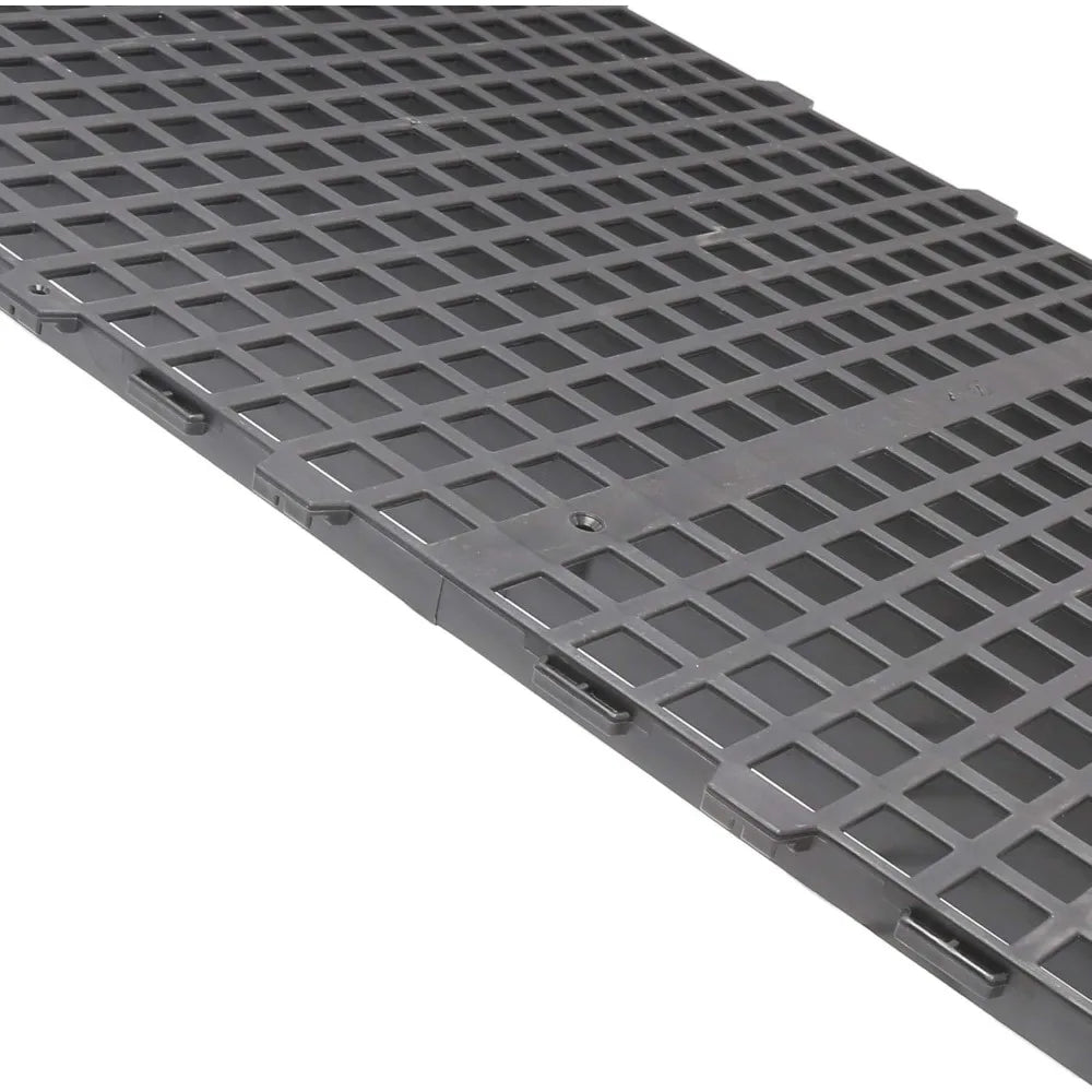 XMSJ Greenhouse Bench Top Panel 2x4 Weatherproof Black Pack5