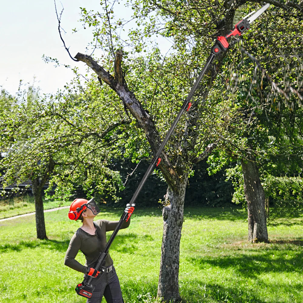 ONEVAN Brushless Pole Saw 4500W Telescoping 2.25m Pruning