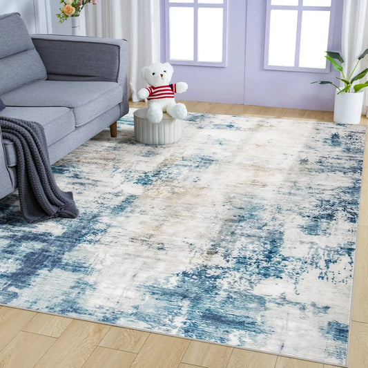 Lochas Abstract Area Rug Modern Living Room Carpet