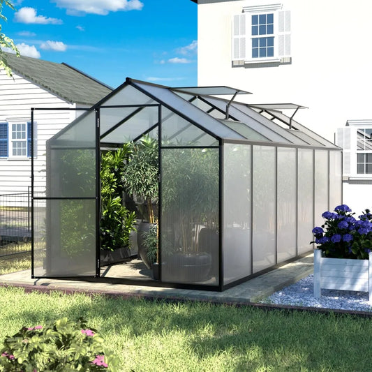 Backy Polycarbonate Aluminum Greenhouse With Vents