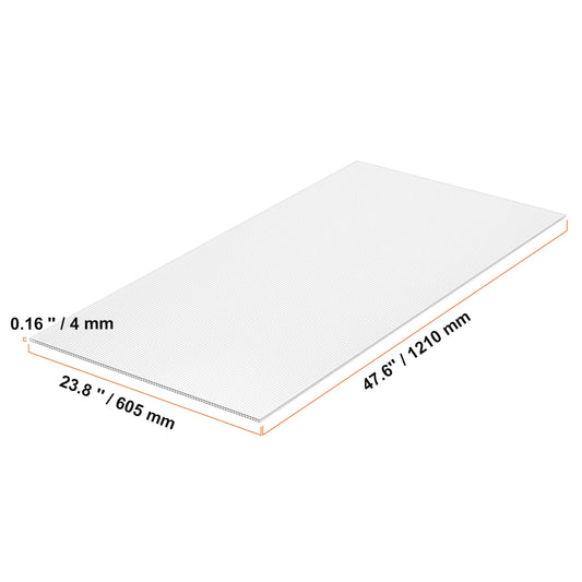 SucceBuy Polycarbonate Panels For Greenhouse Waterproof UV