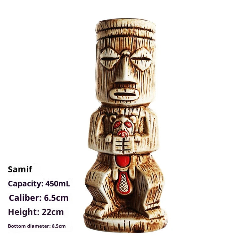 Personalized Tiki Mugs For Party Lovers Creative Drinkware