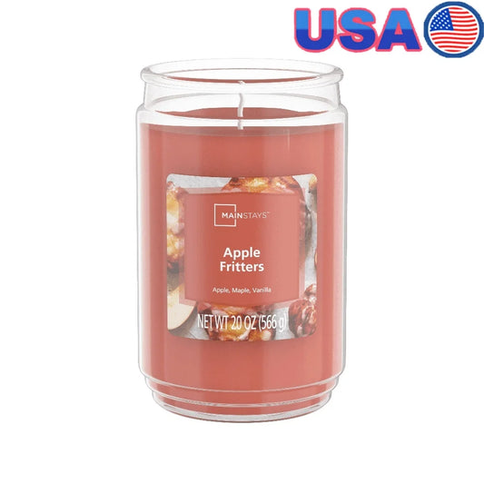 XMSJ Apple Fritters Scented Candle Decorative Glass Jar
