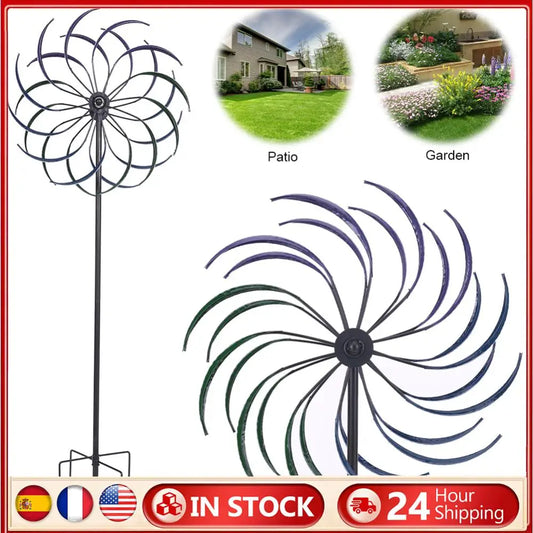 Windmill Wind Catcher Wear Resistant Garden Decor Shunmaii
