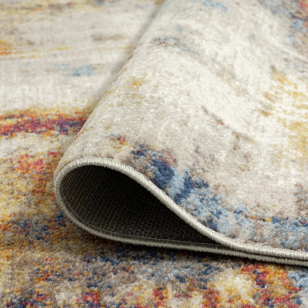 CN Fujian Modern Abstract Area Rug Living Indoor Durable