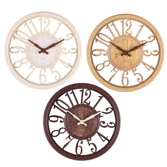 MagiDeal 12Inch Silent Non Ticking Wall Clock Living Room