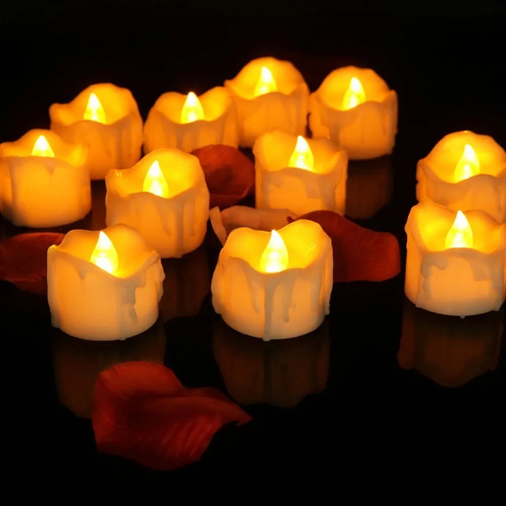 Choice Flameless LED Tea Lights With Timer Pack For Home