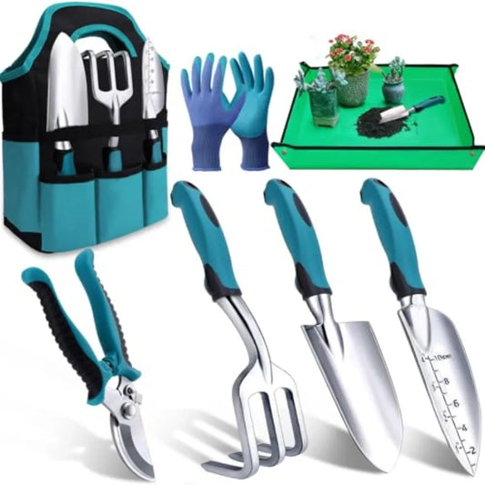 Kynup 7Piece Garden Tools Gardeners Rustproof Alloy