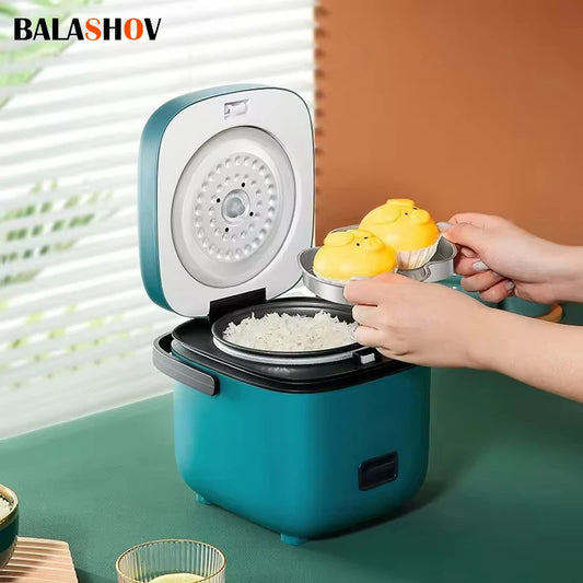 BALASHOV Mini Rice Cooker 1.2L For 1 2 People Nonstick