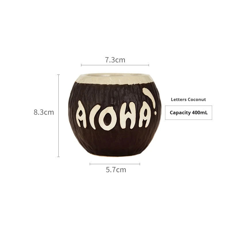Personalized Tiki Mugs For Party Lovers Creative Drinkware