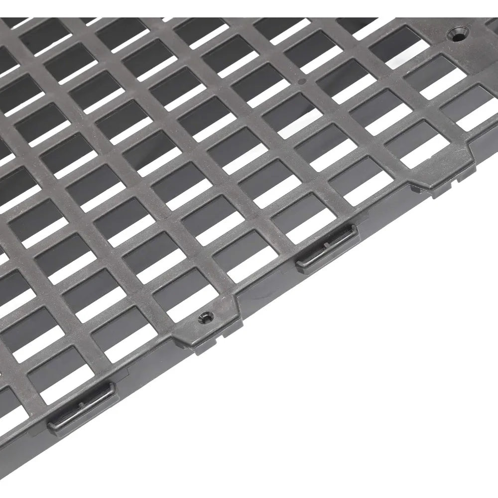 XMSJ Greenhouse Bench Top Panel 2x4 Weatherproof Black Pack5