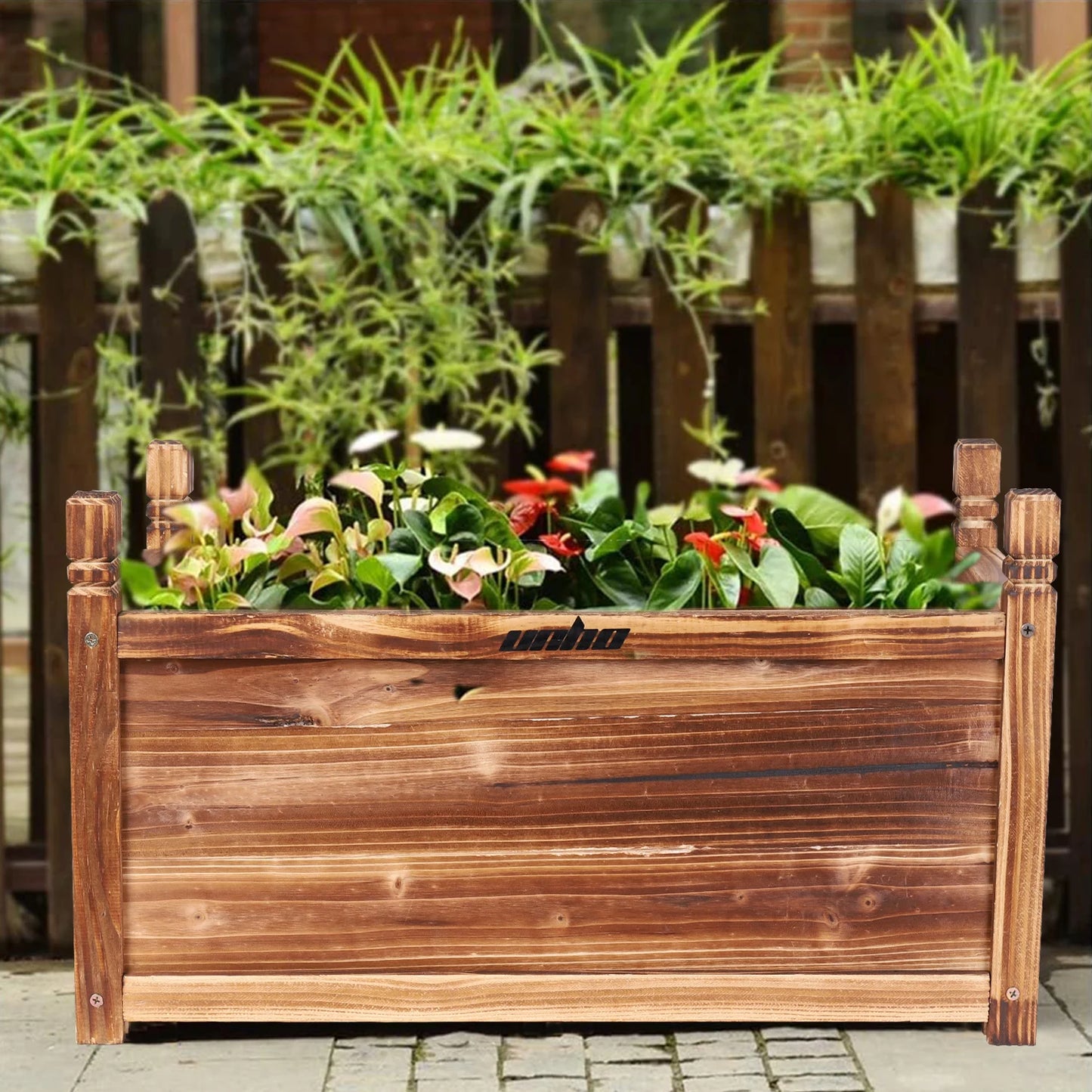 Hign Concerned Wood Planter Box Raised Bed Gardeners