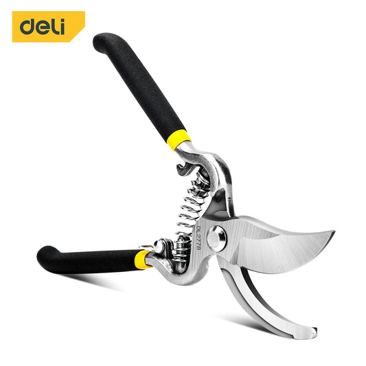 Deli 8In Heavy Duty Pruning Shears Gardeners Metal Handle