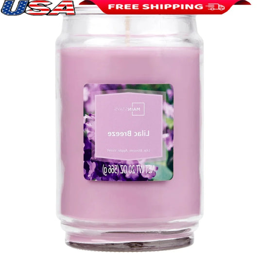 XMSJ Lilac Breeze Scented Candle Aromatic Floral Home Decor