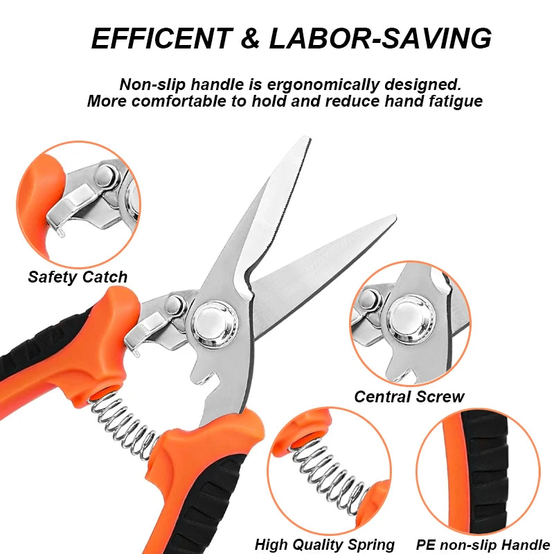 Choice Garden Pruners Set 3pc Stainless Scissors Gardeners