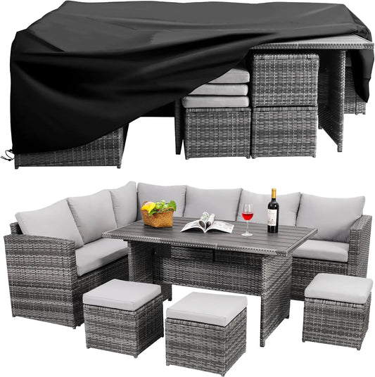 Angduo 7 Piece Outdoor Patio Set All Weather Wicker