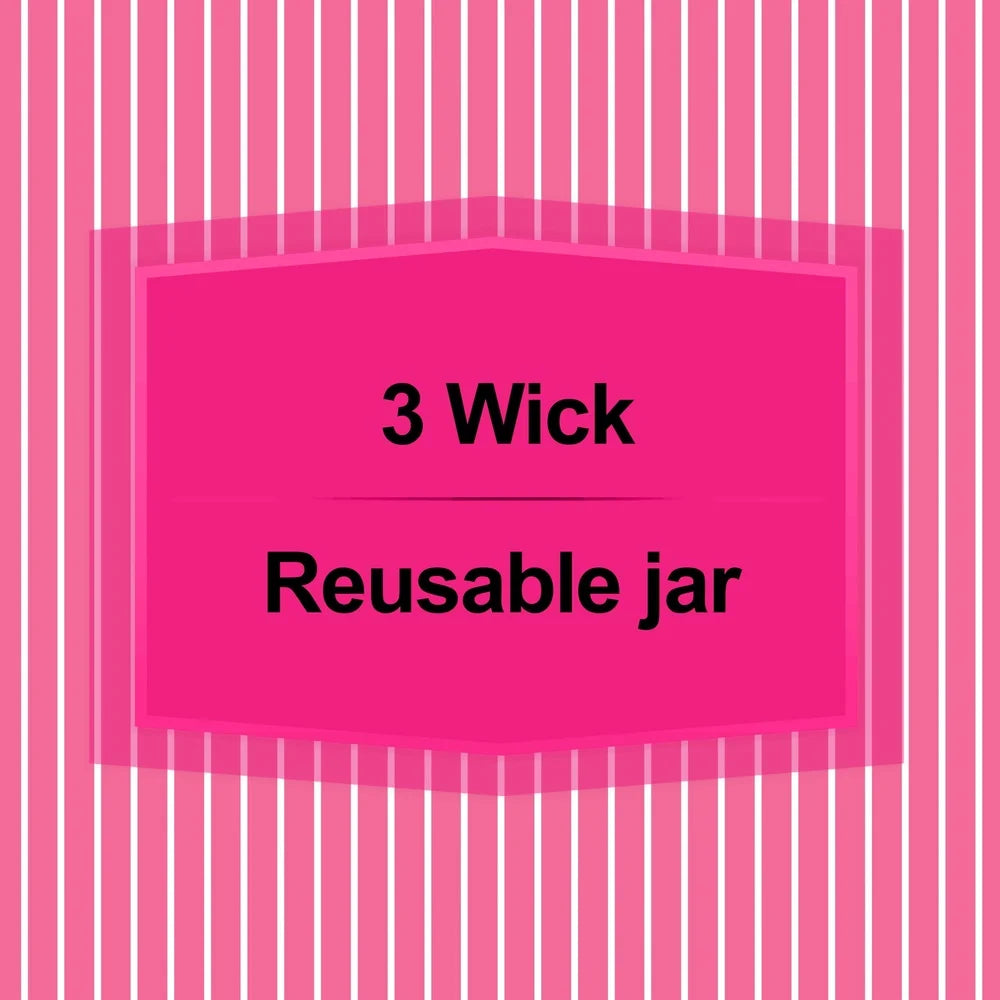 XMSJ Three Wick Juicy Watermelon Scented Candle Home Decor