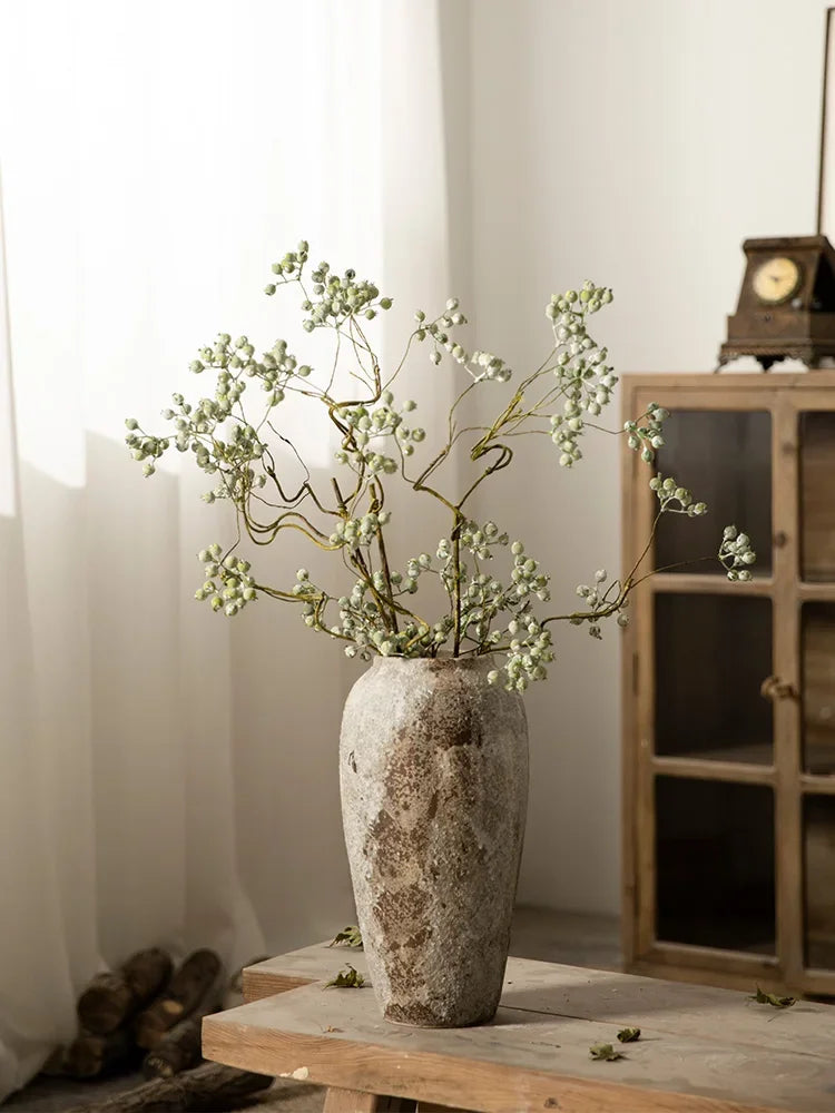 Hydroponic Ceramic Vase Mottled Retro Chinese Home Decor