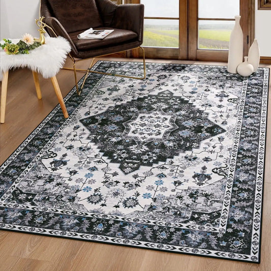 Zhejiang Soft Boho Rug For Living Room Vintage Carpet