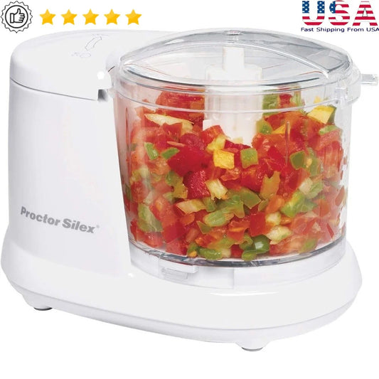 XMSJ Electric Vegetable Chopper One And A Half Cup Cooks