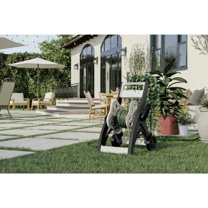 Hose Reel Cart 175 Ft Durable Portable Hign Gardeners