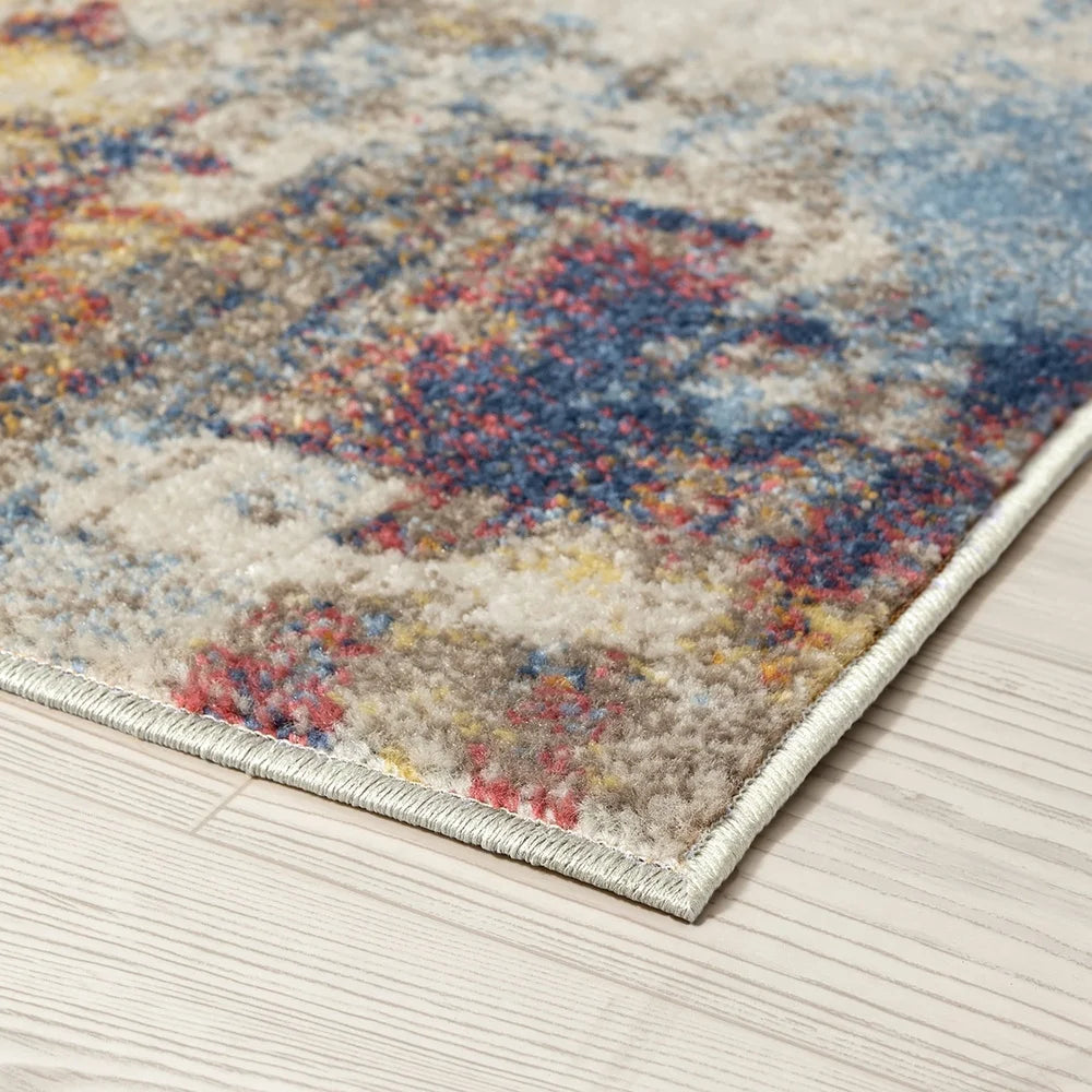 CN Fujian Modern Abstract Area Rug Living Indoor Durable