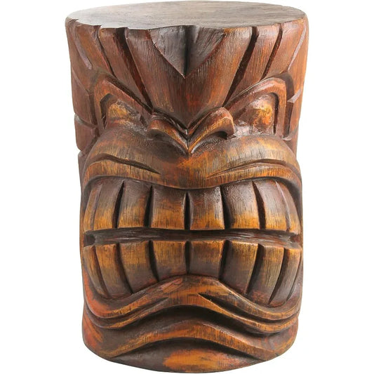 Toscano Grand Tiki Kanaloa Teeth Side Table Outdoor Statue